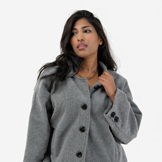 GREY WOOL JACKET