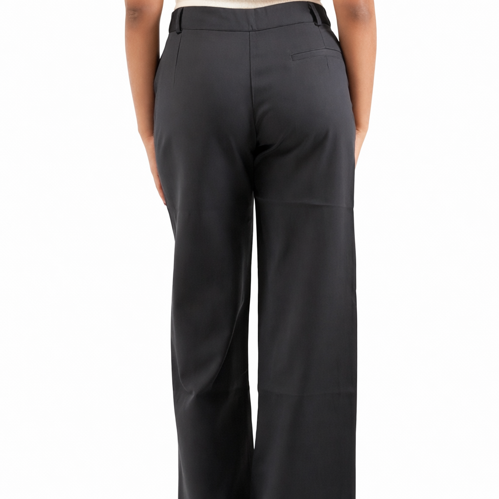 GRAY FORMAL PANTS