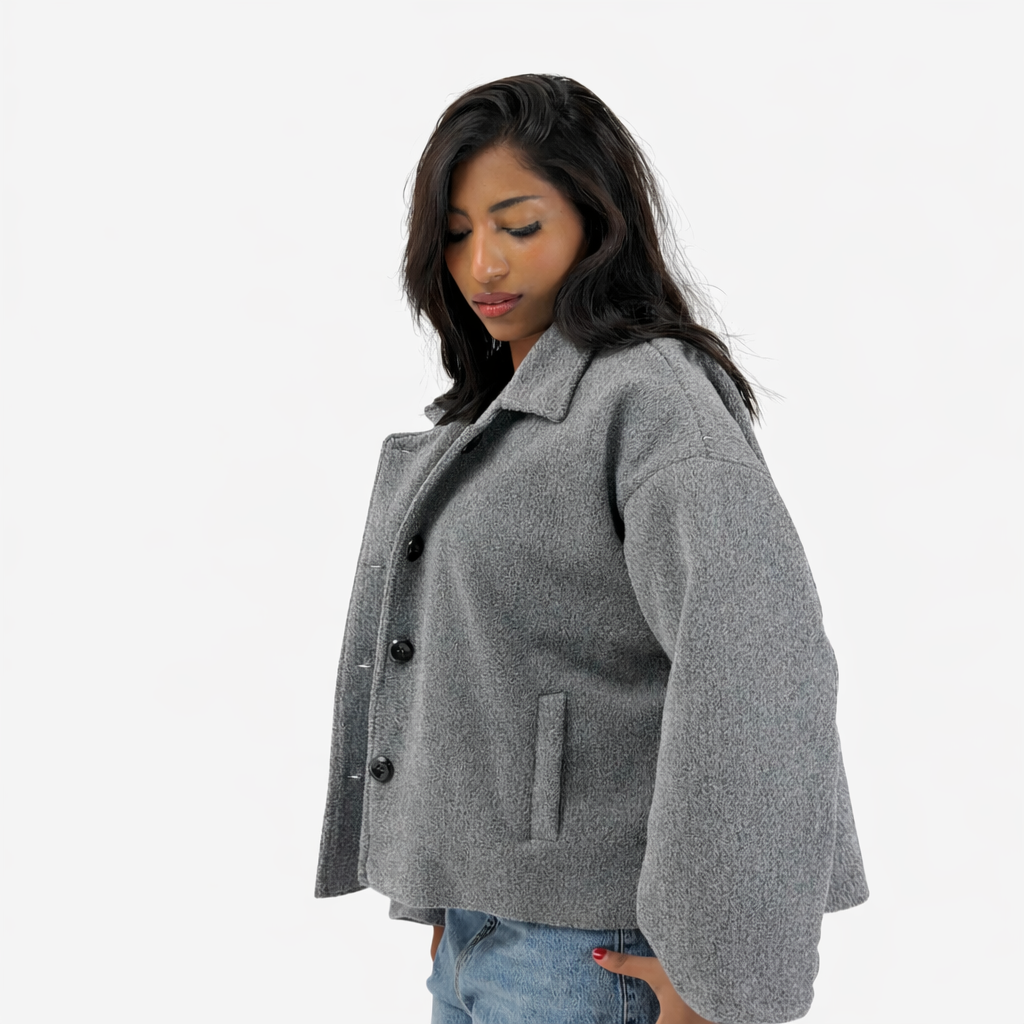 GREY WOOL JACKET