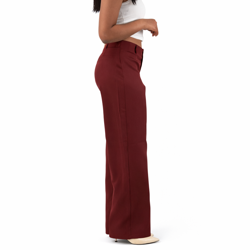 MAROON FORMAL PANTS