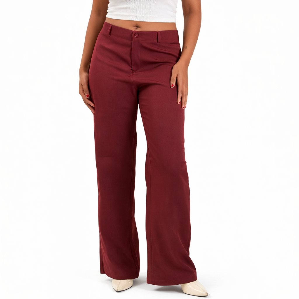 MAROON FORMAL PANTS