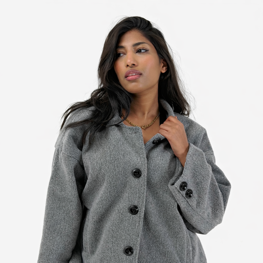 GREY WOOL JACKET