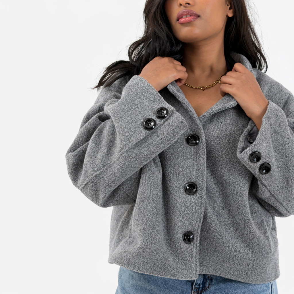 GREY WOOL JACKET
