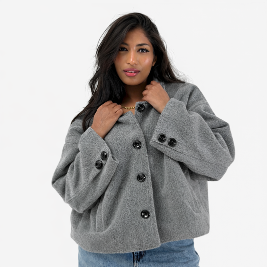 GREY WOOL JACKET